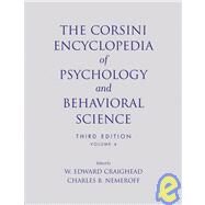 The Corsini Encyclopedia of Psychology and Behavioral Science, Volume 4 by Craighead, W. Edward; Nemeroff, Charles B., 9780471270836