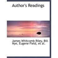 Author's Readings by Whitcomb Riley, Bill Nye Eugene Field, 9780554500836