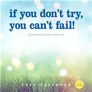 If You Don't Try, You Can't Fail! 2020 by Gale, Elan, 9781524850838