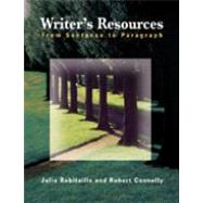 Writer's Resources by Robitaille, Julie; Connelly, Robert, 9780155050846