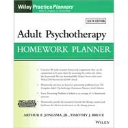 Adult Psychotherapy Homework Planner by Jongsma, Arthur E.; Bruce, Timothy J., 9781119840848