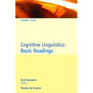 Cognitive Linguistics by Geeraerts, Dirk, 9783110190854
