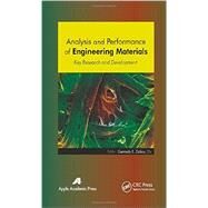 Analysis and Performance of Engineering Materials: Key Research and Development by Zaikov; Gennady E., 9781771880855