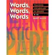Words, Words, Words,Allen, Janet,9781571100856