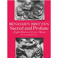 Sacred and Profane by Britten, Benjamin (COP), 9780571500864
