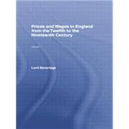 Prices and Wages in England by Beveridge,William, 9781138010864