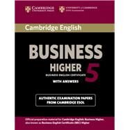 Cambridge English Business 5 Higher Student's Book With Answers by Corporate Author Cambridge Esol, 9781107610873