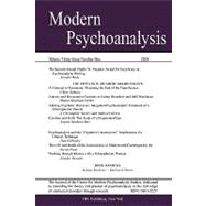 Modern Psychoanalysis, No 1 by Center for Modern Psychoanalytic Studie, 9780980050875