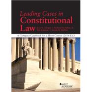 Leading Cases in Constitutional Law 2014: A Compact Casebook for a Short Course by Choper, Jesse; Fallon, Richard H.; Kamisar, Yale, 9781628100884