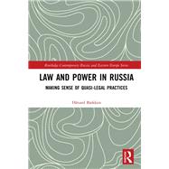 Law and Power in Russia by Bkken; Hsvard, 9781138570887