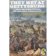 They Met at Gettysburg A step-by-step retelling of the battle with maps, photos, firsthand accounts by Stackpole, Edward J., 9780811720892