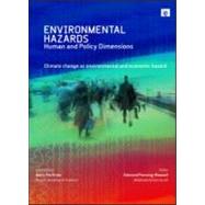 Climate Change As Environmental and Economic Hazard by Porfiriev, Boris, 9781849710893
