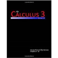 Calculus 3 (APEX Calculus v3.0) (Volume 3) by Gregory Hartman, 9781514240908