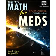 Math for Meds by Curren, Witt, 9781111540913