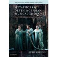 Metaphors of Depth in German Musical Thought by Watkins, Holly, 9781107010918
