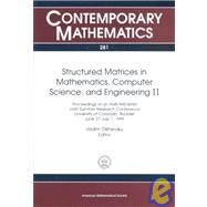 Structured Matrices in Mathematics, Computer Science, and Engineering II by Olshevsky, Vadim, 9780821820926