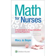 Math for Nurses by Boyer, Mary Jo, 9781975100926