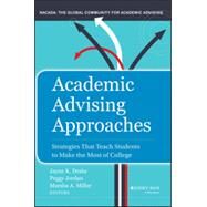 Academic Advising Approaches Strategies That Teach Students to Make the Most of College by Drake, Jayne K.; Jordan, Peggy; Miller, Marsha A., 9781118100929