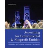 Accounting for Governmental and Nonprofit Entities by Reck, Jacqueline; Lowensohn, Suzanne; Wilson, Earl, 9780078110931
