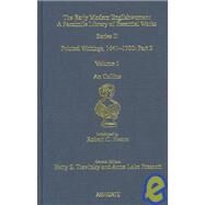 An Collins: Printed Writings 16411700: Series II, Part Two, Volume 1 by Evans,Robert C., 9780754630937