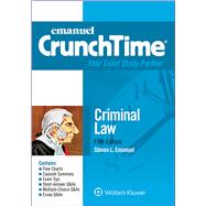 Emanuel CrunchTime for Criminal Law by Emanuel, Steven L., 9781454840947