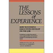 Lessons of Experience How...,Mccall, Morgan W.,9780669180954