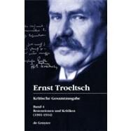 Kristische Gesamtausgabe by Troeltsch, Ernst, 9783110180954