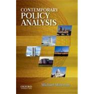 Contemporary Policy Analysis by Mintrom, Michael, 9780199730964