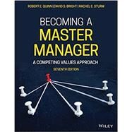 Becoming a Master Manager: A Competing Values Approach by Quinn, 9781119710967