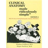 Clinical Anatomy Made Ridiculously Simple (Book with CD-ROM) by Goldberg, Stephen, M.D., 9780940780972