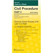Emanuel Law in a Flash for Civil Procedure II by Friedman, Joel Wm., 9781454840978