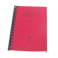 Finance Record Book for Small Churches by Broadman Church Supplies Staff, 9780805480993