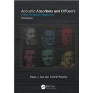 Acoustic Absorbers and Diffusers, Third Edition: Theory, Design and Application by Cox; Trevor, 9781498740999