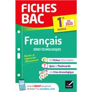 Fiches bac Franais 1re  technologique Bac 2020 by Hlne Bernard; Denise Huta; Sophie Saulnier; Swann Spies; Brangre Touet; Laure Warot, 9782401060999