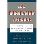 The Purchasing Machine How the Top Ten Companies Use Best Practices to Ma by Nelson, R. David; Moody, Patricia E.; Stegner, Jon, 9781476741000