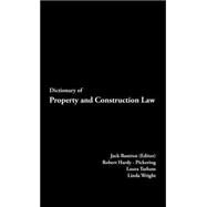 Dictionary of Property and Construction Law by Rostron,J., 9780419261001