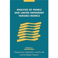 Analysis of Panels and Limited Dependent Variable Models by Edited by Cheng Hsiao , M. Hashem Pesaran , Kajal Lahiri , Lung Fei Lee, 9780521131001