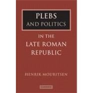 Plebs  and Politics in the Late Roman Republic by Henrik Mouritsen, 9780521791007