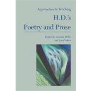 Approaches to Teaching H. D.'s Poetry and Prose by Debo, Annette, 9781603291026