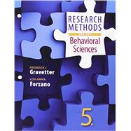 Bundle: Research Methods for the Behavioral Sciences, Loose-leaf Version, 5th + LMS Integrated for MindTap Psychology, 1 term (6 months) Printed Access Card by Gravetter, Frederick J; Forzano, Lori-Ann B., 9781305781030