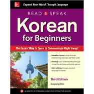Read and Speak Korean for Beginners, Third Edition by Shin, Sunjeong, 9781260031034