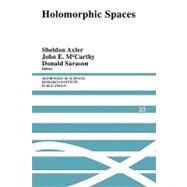 Holomorphic Spaces by Edited by Sheldon Axler , John E. McCarthy , Donald Sarason, 9780521101035