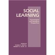 Social Learning: Psychological and Biological Perspectives by Zentall; T. R., 9780805801040