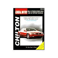 Chilton's General Motors: Deville/Fleetwood/ Eldorado/Seville 1990-98 Repair Manual by Van Dalen, Rick, 9780801991042