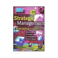 Strategic Management An Analytical Introduction by Luffman, George; Lea, Edward; Sanderson, Stuart; Kenny, Brian, 9780631201045