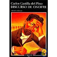 Discurso De Onofre by Castilla Del Pino, Carlos, 9788483101056