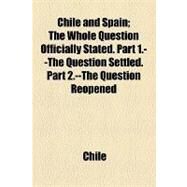 Chile and Spain by Chile, 9781154461060