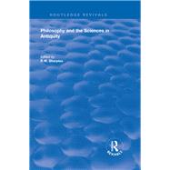 Philosophy and the Sciences in Antiquity by Sharples,R.W., 9780815391067