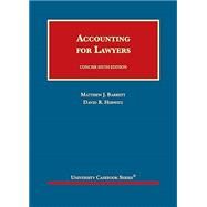 Accounting for Lawyers, Concise(University Casebook Series) by Barrett, Mathew J.; Herwitz, David R., 9781636591070