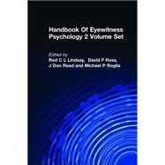 Handbook Of Eyewitness Psychology 2 Volume Set by Toglia, 9780805881073